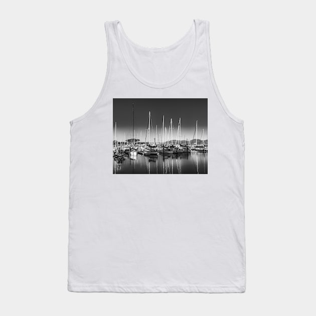 Golden Gate Yacht Club B+W Tank Top by jforno